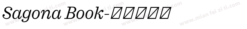 Sagona Book字体转换